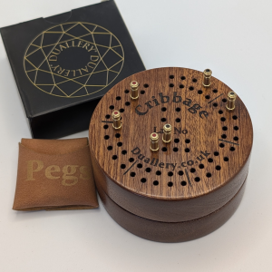 Unique travel games - Cribbage with Brass pins