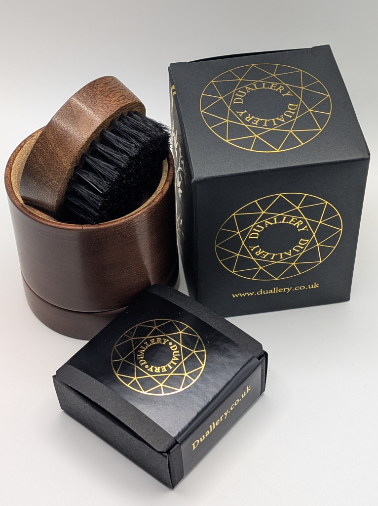 Beard Brush & Balm Set and 100% Natural and organic balm